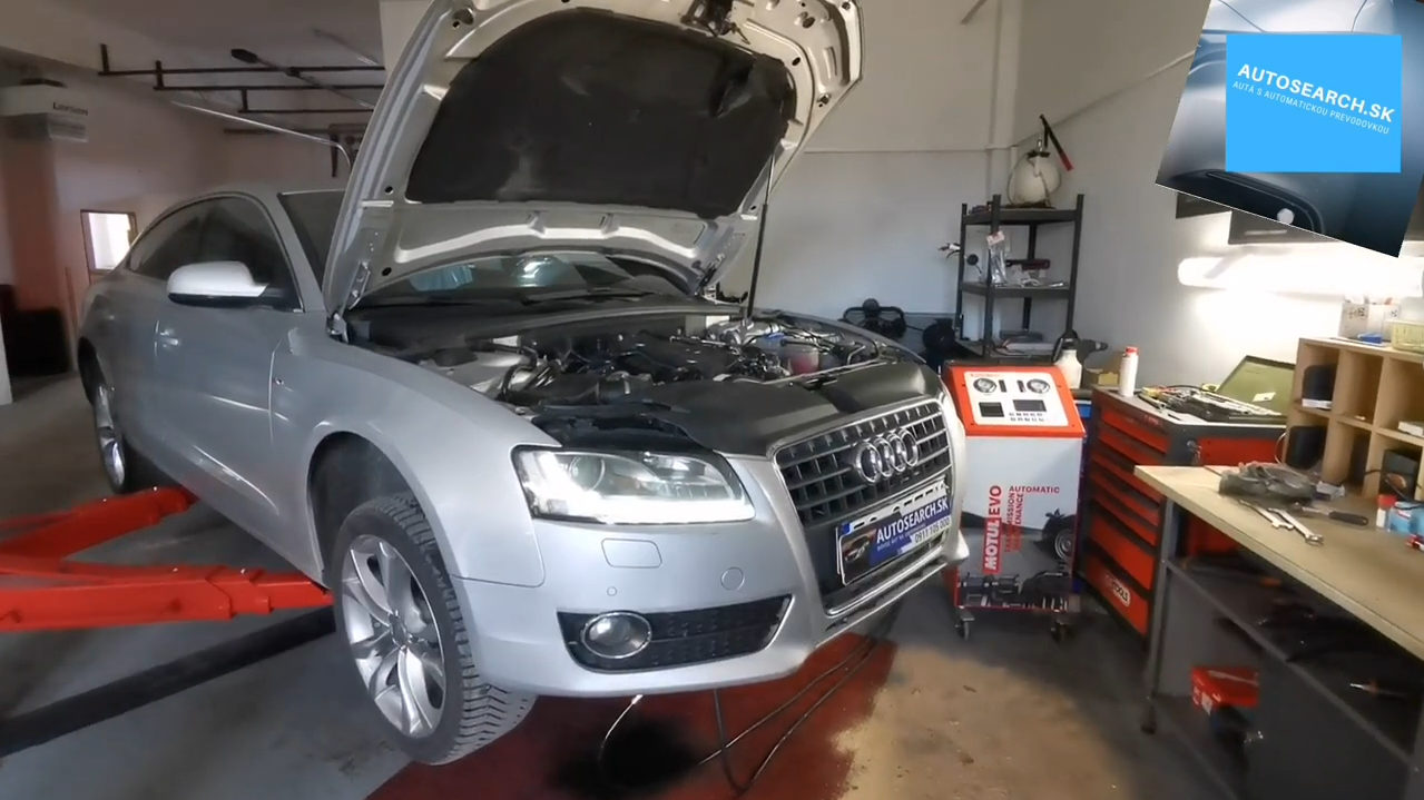 Audi A5 Multitronic / 0AW výmena oleja s preplachom