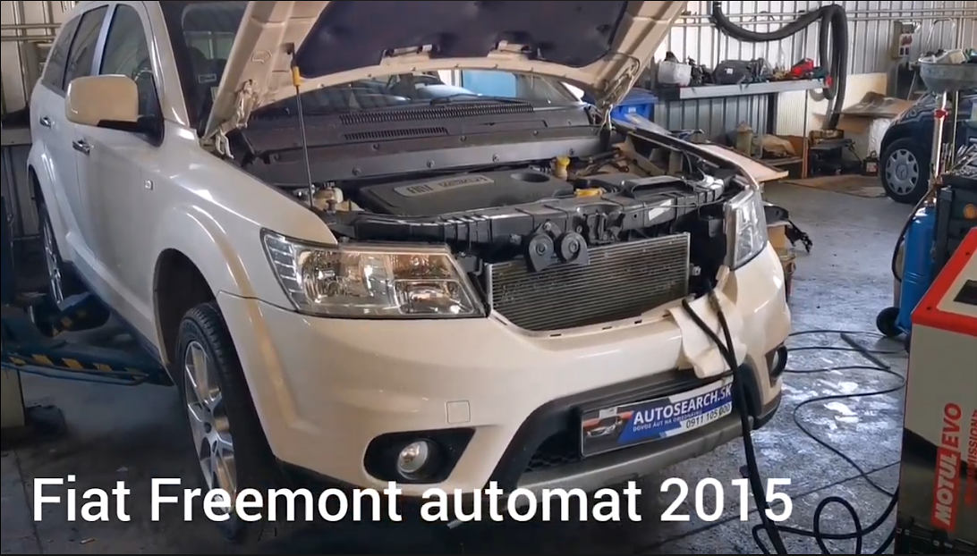 Výmena prevodového oleja preplachom Fiat Freemont 2.0 Multijet 4WD