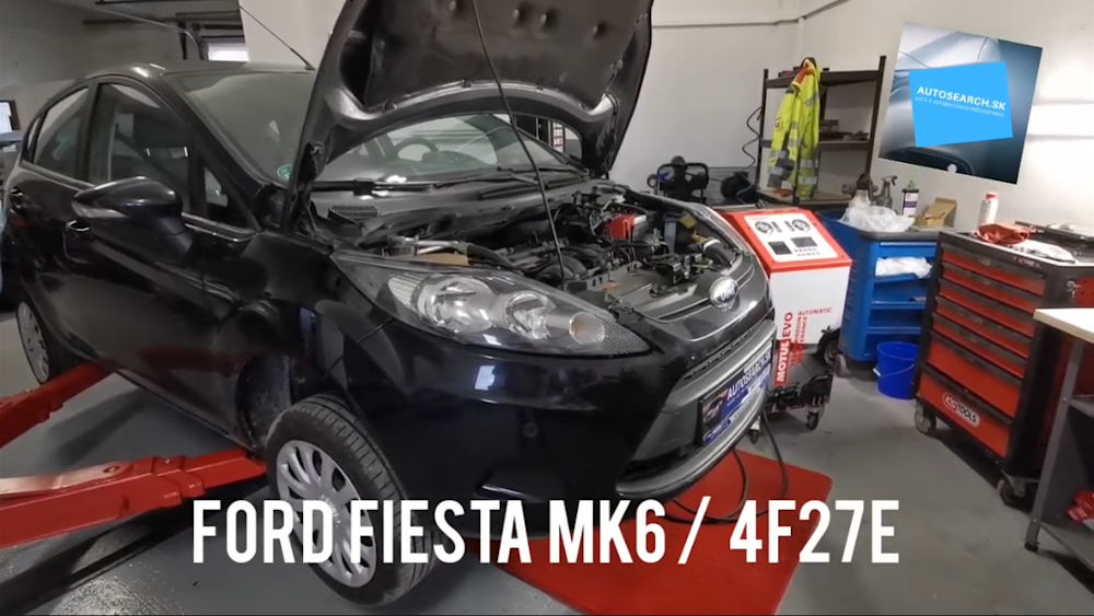 Výmena prevodového oleja preplachom Ford Fiesta MK6 4F27E / Mazda FN4A-EL