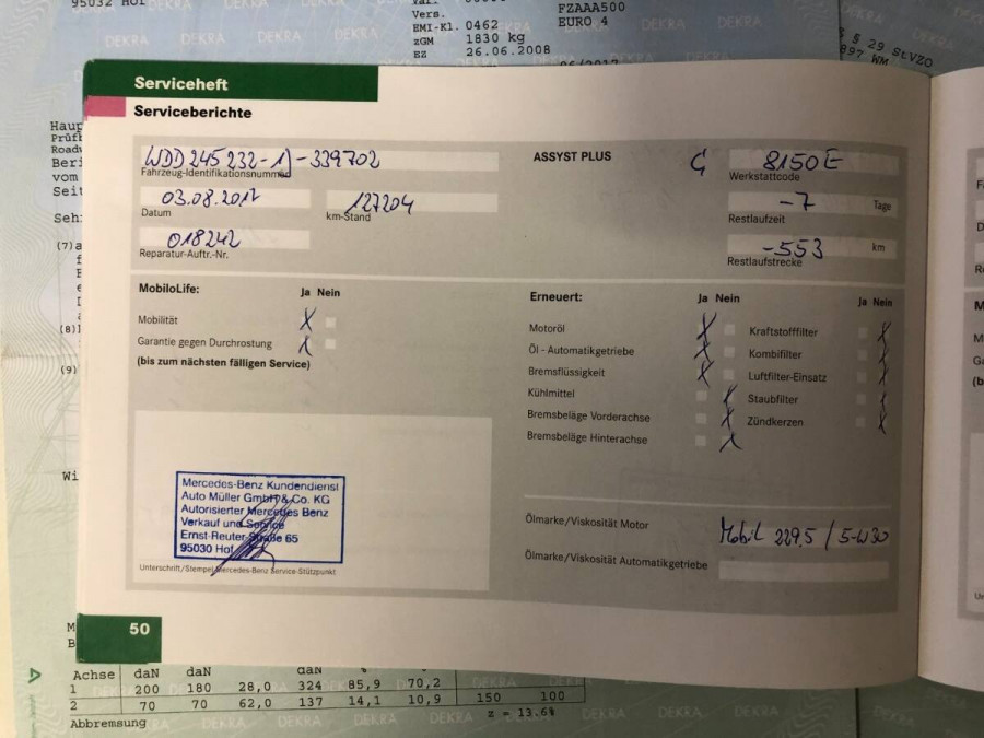 Mercedes Benz B 170 Automat SPECIAL 2008 PTS + sezónne prezutie