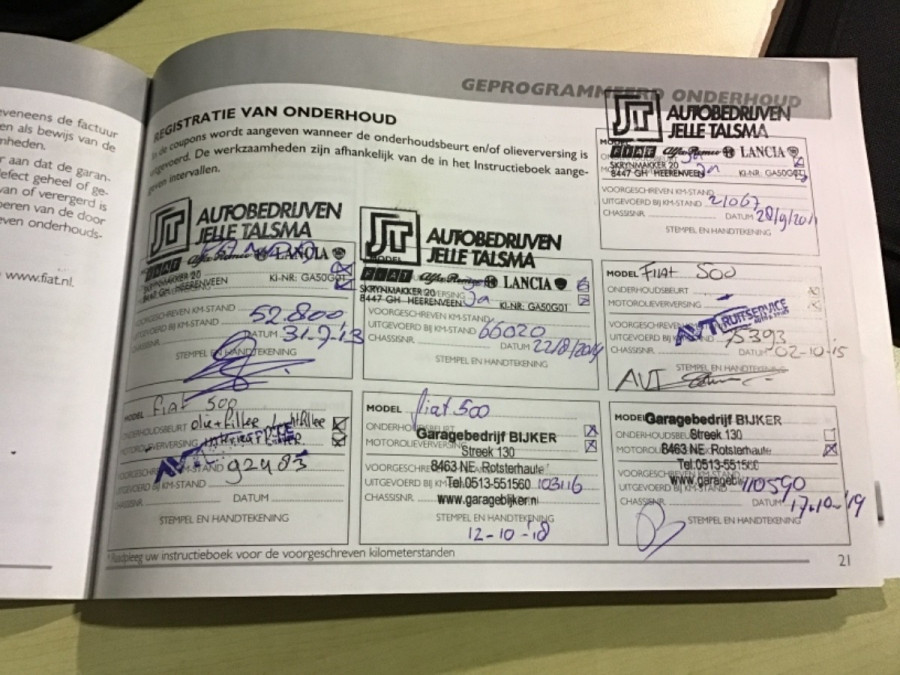 Fiat 500 1.2 Automat POP 2010