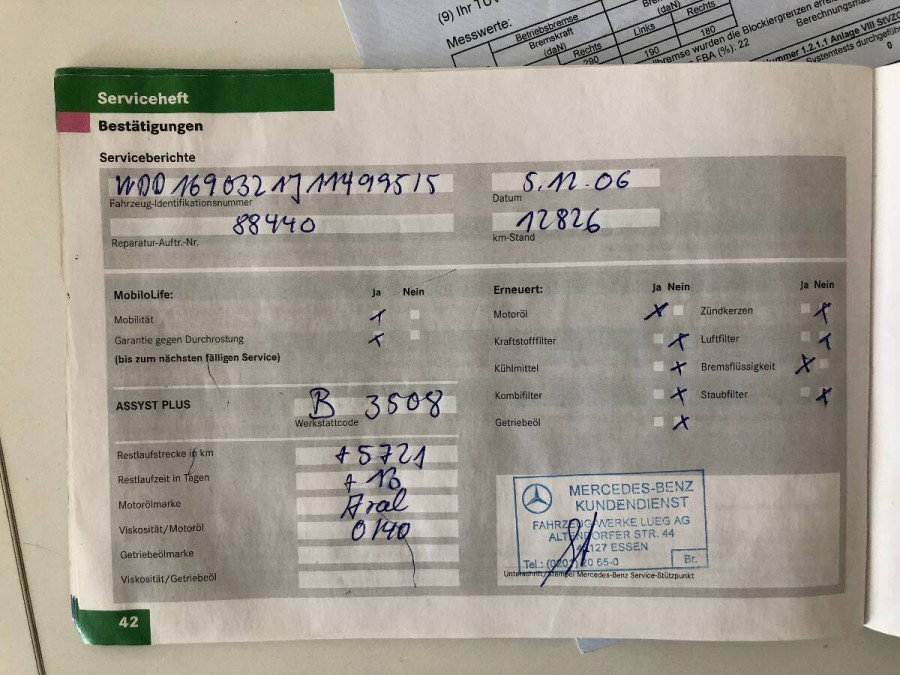 Mercedes Benz A 170 Automat •ELEGANCE• 2005 → parkovacie senzory