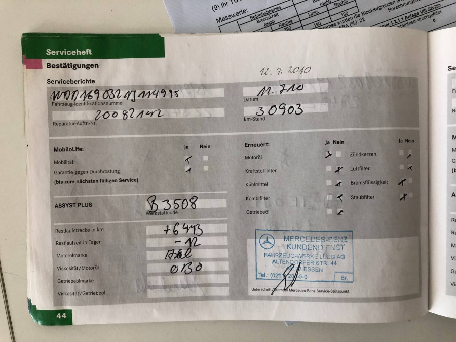 Mercedes Benz A 170 Automat •ELEGANCE• 2005 → parkovacie senzory