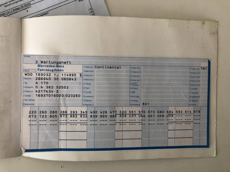 Mercedes Benz A 170 Automat •ELEGANCE• 2005 → parkovacie senzory