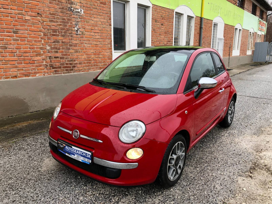 Fiat 500 1.2 Automat SPORT 2009 Panoráma